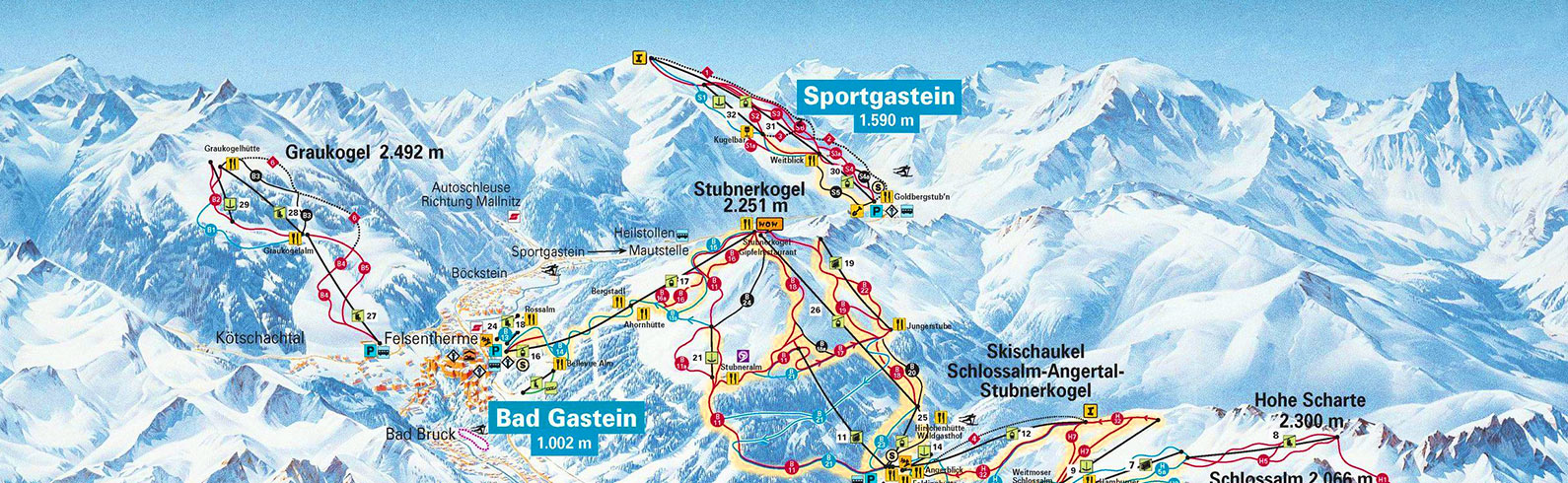 Lyžařské středisko Bad Gastein